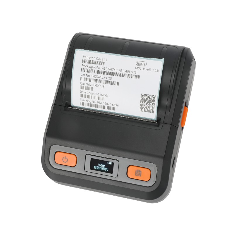 Thermal Label Printer with Led Screen